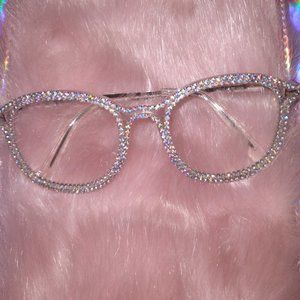 Bling Queen Rhinestone Glasses